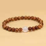 Buddha Stones Kuka Seed White Crystal Luck Bracelet - image 5