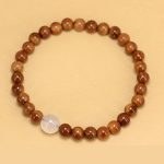 Buddha Stones Kuka Seed White Crystal Luck Bracelet - image 3