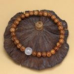 Buddha Stones Kuka Seed White Crystal Luck Bracelet - image 2