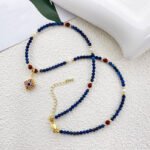 Buddha Stones Lazurite Pearl Positive Necklace Pendant - image 4