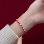 Buddha Stones 925 Sterling Silver Beads Red String Adjustable Luck Bracelet - image 15