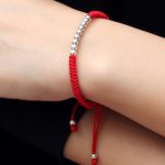 Buddha Stones Retro 925 Sterling Silver Simple Beads Knot Design Luck String Bracelet - image 6