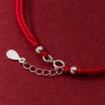 Buddha Stones 925 Sterling Silver Hollow Copper Coin Luck String Bracelet - image 5