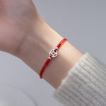 Buddha Stones 925 Sterling Silver Hollow Copper Coin Luck String Bracelet - image 10