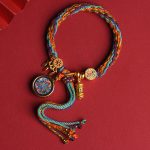 Buddha Stones Thangka Tibetan Chinese Zodiac Zakiram Colorful Rope Connection String Bracelet - Horse - image 2