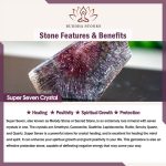 Buddha Stones Natural Green Rutilated Quartz Super Seven Crystal Wealth Bracelet - image 8