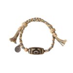 Buddha Stones Handmade Tibetan Dzi Bead Wealth Protection Braided String Bracelet - image 13