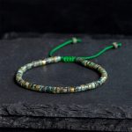 Buddha Stones Turquoise Purification Spacer Bead Bracelet - image 2