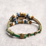 Buddha Stones Tibetan Evil Eye Leather Adjustable Protection Bracelet - image 49