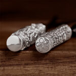 Buddha Stones Copper Fu Character Dragon Pattern Balance Pendant Necklace - image 13