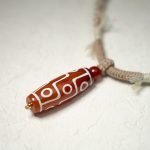 Buddha Stones Natural Red Agate Nine-eye Dzi Bead Power Rope Bracelet - image 4