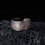 Buddha Stones 999 Sterling Silver Lotus Balance Ring - image 2