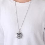 Buddha Stones Copper Buddha Devil Pattern Serenity Pendant Necklace - image 4