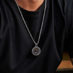Buddha Stones Snack Yin Yang Symbol Copper Wealth Necklace Pendant - image 13