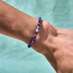 Buddha Stones Amethyst Hematite Spiritual Awareness Bracelet - image 4