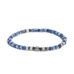 Buddha Stone Sodalite Hematite Blue Aventurine Intuition Bracelet - Sodalite(Wrist Circumference 15-17cm) - image 1