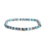 Buddha Stones Various Stones Hematite Turquoise Emperor Stone Powerful Support Bracelet - Hematite Turquoise(Wrist Circumference 15-17cm) - image 1