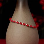 Buddha Stones 925 Sterling Silver Beads Red String Adjustable Luck Bracelet - image 5