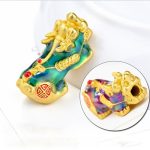 Buddha Stones Fengshui Copper Pixiu Rainbow Obsidian Beads Wealth Bracelet - image 13
