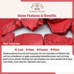 Buddha Stones Faceless Cat Head Design Red Turquoise Luck Bracelet - image 7