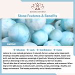 Buddha Stones Natural Cat Larimar Wisdom Beads Bracelet - image 10