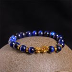 Buddha Stones Various Color Tiger Eye Beads Spacer Beads Pixiu Wealth Courage Bracelet - image 13