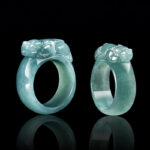 Buddha Stones Fengshui Wealth Prosperity Jade PiXiu Luck Ring - image 3
