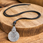 Buddha Stones Mountain Ghosts Spend Money Bagua Design Copper Pixiu Harmony Necklace Pendant - image 5