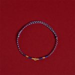 Buddha Stones Handmade Braided Red String Copper Coins Luck Bracelet - image 9