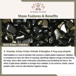 Buddha Stones 925 Sterling Silver Silver Sheen Obsidian Gold Sheen Obsidian Cat Soothing Bracelet - image 18