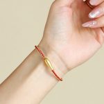 Buddha Stones 999 Sterling Silver Lucky Koi Fish Protection Rope Bracelet - image 5