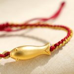 Buddha Stones 999 Sterling Silver Lucky Koi Fish Protection Rope Bracelet - image 13