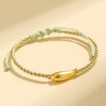 Buddha Stones 999 Sterling Silver Lucky Koi Fish Protection Rope Bracelet - Green Rope(Wrist Circumference: 15-19cm) - image 15