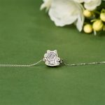 Buddha Stones 999 Sterling Silver Fortune Cat Protection Bracelet - image 2