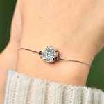 Buddha Stones 999 Sterling Silver Fortune Cat Protection Bracelet - image 5
