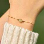 Buddha Stones 925 Sterling Silver Natural Jade Bead Abundance Chain Bracelet - image 17