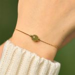 Buddha Stones 925 Sterling Silver Natural Jade Bead Abundance Chain Bracelet - image 4
