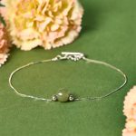 Buddha Stones 925 Sterling Silver Natural Jade Bead Abundance Chain Bracelet - Dark Green Jade - 925 Sterling Silver Chain - image 10