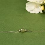 Buddha Stones 925 Sterling Silver Natural Jade Bead Abundance Chain Bracelet - image 12