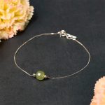 Buddha Stones 925 Sterling Silver Natural Jade Bead Abundance Chain Bracelet - image 11