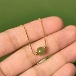 Buddha Stones 925 Sterling Silver Natural Jade Bead Abundance Chain Bracelet - image 3