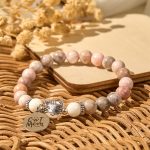 Buddha Stones Cat Head Design Zebra Jasper Protection Bracelet - image 5