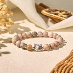 Buddha Stones 8mm Cat Design Zebra Jasper Protection Bracelet - image 3