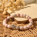 Buddha Stones Turtle Design Zebra Jasper Protection Bracelet - image 4