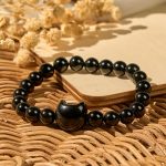 Buddha Stones Black Cat Natural Black Onyx Protection Bracelet - image 3