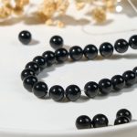Buddha Stones Black Cat Natural Black Onyx Protection Bracelet - image 11