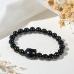 Buddha Stones Black Cat Natural Black Onyx Protection Bracelet - image 5