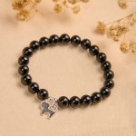 Buddha Stones 925 Sterling Silver Kitten Charm Black Cat Natural Black Onyx Protection Bracelet - image 2