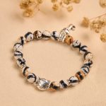 Buddha Stones Calico Cat Natural Stone Bead Confidence Bracelet - image 4