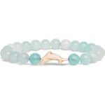 Buddha Stones Natural Stone Dolphin Crackle Agate Tourmaline Courage Bracelet - Blue Tourmaline(Wrist Circumference: 15-18cm) - image 5